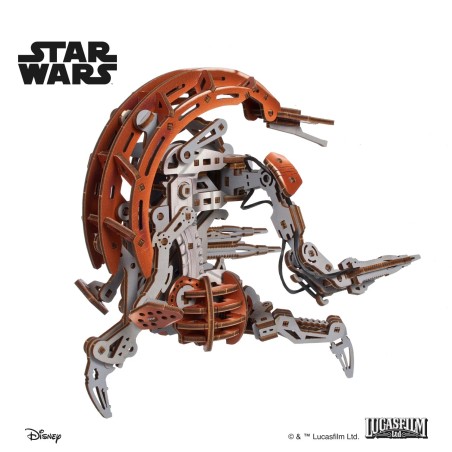 Ugears 3D dřevěná mechanická skládačka Star Wars Droideka