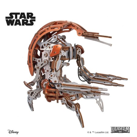 Ugears 3D dřevěná mechanická skládačka Star Wars Droideka