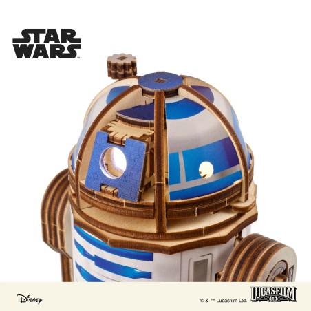 Ugears 3D dřevěná mechanická skládačka Star Wars R2-D2
