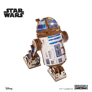 Ugears 3D dřevěná mechanická skládačka Star Wars R2-D2