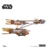 Ugears 3D dřevěná mechanická skládačka Star Wars Závodní kluzák