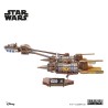Ugears 3D dřevěná mechanická skládačka Star Wars Závodní kluzák