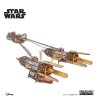 Ugears 3D dřevěná mechanická skládačka Star Wars Závodní kluzák