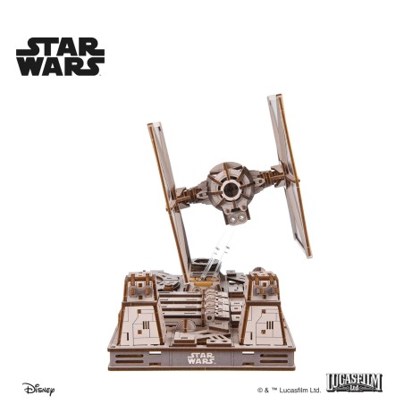 Ugears 3D dřevěná mechanická skládačka Star Wars Stíhačka TIE