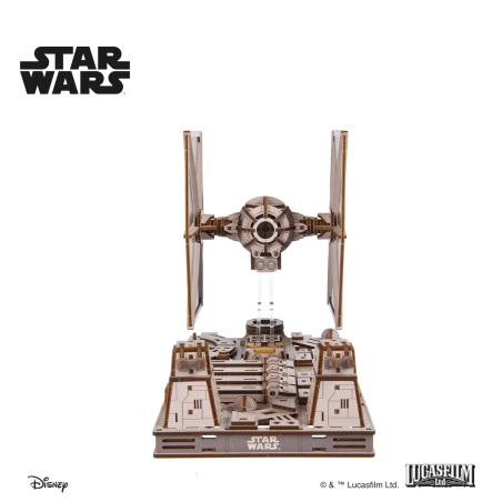 Ugears 3D dřevěná mechanická skládačka Star Wars Stíhačka TIE