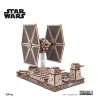 Ugears 3D dřevěná mechanická skládačka Star Wars Stíhačka TIE