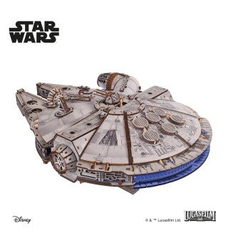 Ugears 3D dřevěná mechanická skládačka Star Wars Millennium Falcon