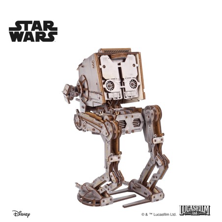 Ugears 3D dřevěná mechanická skládačka Star Wars AT-ST kráčedlo