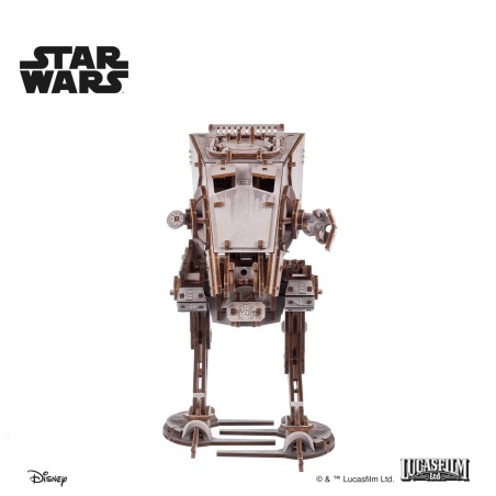 Ugears 3D dřevěná mechanická skládačka Star Wars AT-ST kráčedlo
