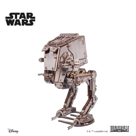 Ugears 3D dřevěná mechanická skládačka Star Wars AT-ST kráčedlo