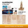 Ugears 3D dřevěné mechanické puzzle Alexandrijský maják