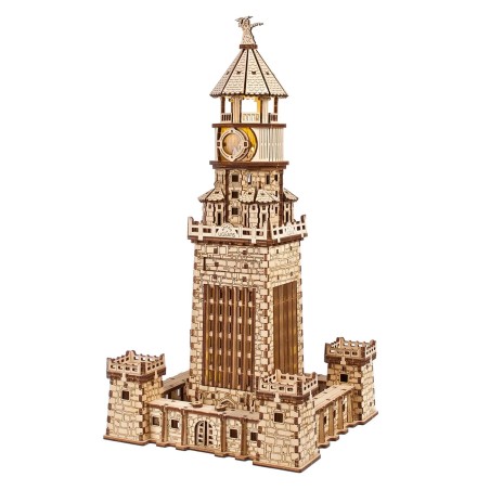 Ugears 3D dřevěné mechanické puzzle Alexandrijský maják