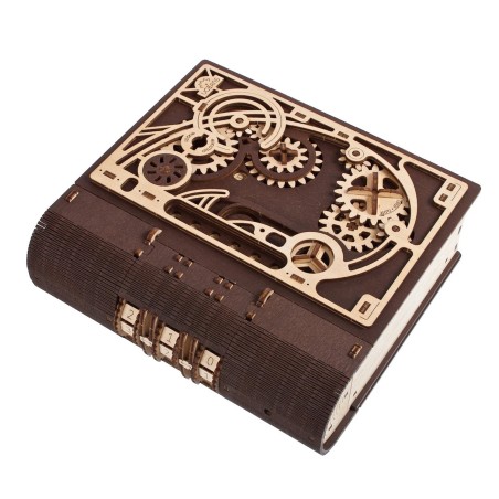 Ugears 3D dřevěné mechanické puzzle Kniha tajemství