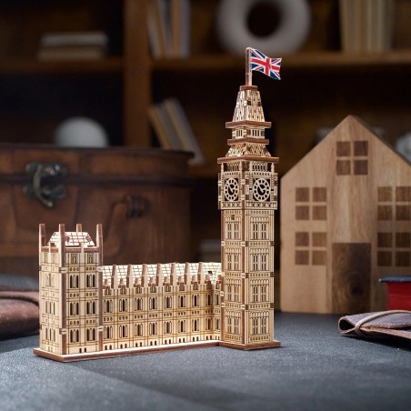 Ugears 3D dřevěné mechanické puzzle Big Ben