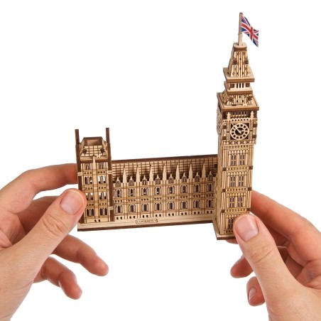 Ugears 3D dřevěné mechanické puzzle Big Ben