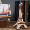Ugears 3D dřevěné mechanické puzzle Eiffelova věž