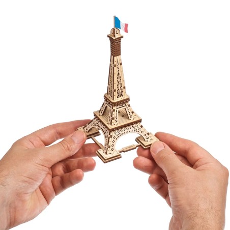 Ugears 3D dřevěné mechanické puzzle Eiffelova věž