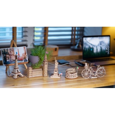 Ugears 3D dřevěné mechanické puzzle Big Ben