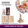 Ugears 3D dřevěné mechanické puzzle Socha Svobody