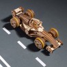 Ugears 3D dřevěné mechanické puzzle Compact Racer