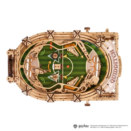Ugears 3D dřevěné mechanické puzzle Harry Potter Quidditch Pinball