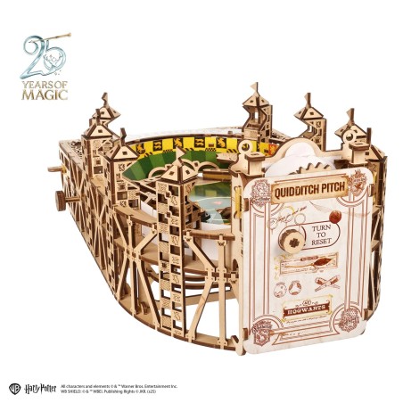Ugears 3D dřevěné mechanické puzzle Harry Potter Quidditch Pinball