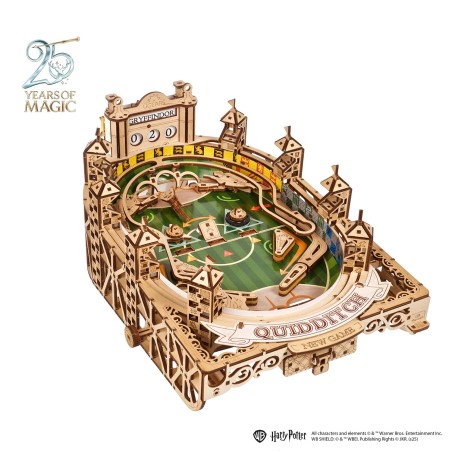 Ugears 3D dřevěné mechanické puzzle Harry Potter Quidditch Pinball