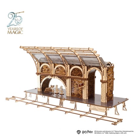 Ugears 3D dřevěné mechanické puzzle Harry Potter vlakové nástupiště