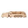Ugears 3D dřevěné mechanické puzzle MINI Lokomotiva