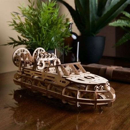 Ugears 3D Dřevěné mechanické puzzle Záchranné vznášedlo