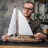 Ugears 3D Dřevěné mechanické puzzle Jachta The Ocean Beauty