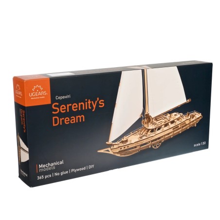Ugears 3D Dřevěné mechanické puzzle Jachta The Ocean Beauty