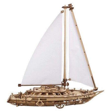 Ugears 3D Dřevěné mechanické puzzle Jachta The Ocean Beauty