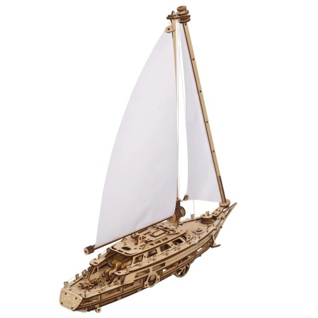 Ugears 3D Dřevěné mechanické puzzle Jachta The Ocean Beauty