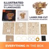 Ugears 3D dřevěné mechanické puzzle STEAMPUNK AIRSHIP