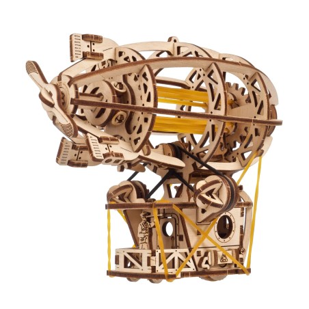 Ugears 3D dřevěné mechanické puzzle STEAMPUNK AIRSHIP