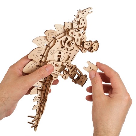 Ugears 3D dřevěné mechanické puzzle Stegosaurus