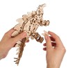 Ugears 3D dřevěné mechanické puzzle Stegosaurus