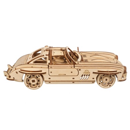 Ugears 3D dřevěné mechanické puzzle Auto Winged Sports Coupe
