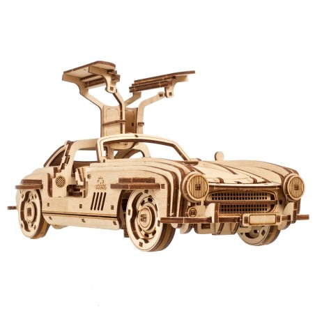 Ugears 3D dřevěné mechanické puzzle Auto Winged Sports Coupe