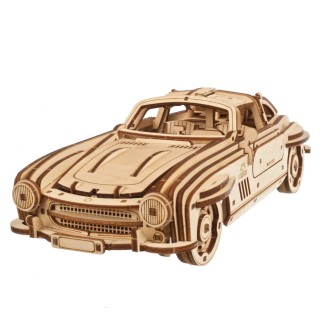 Ugears 3D dřevěné mechanické puzzle Auto Winged Sports Coupe