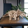 Ugears 3D dřevěné mechanické puzzle Triceratops