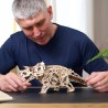 Ugears 3D dřevěné mechanické puzzle Triceratops
