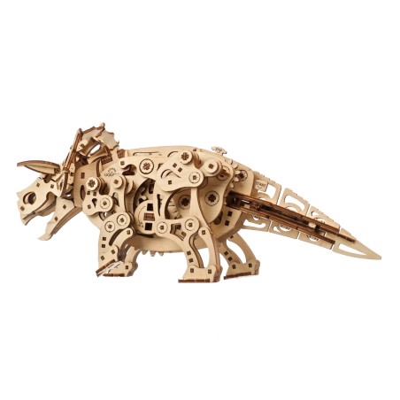 Ugears 3D dřevěné mechanické puzzle Triceratops