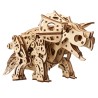 Ugears 3D dřevěné mechanické puzzle Triceratops