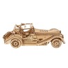 Ugears 3D dřevěné mechanické puzzle Sportovní auto Rapid Mouse