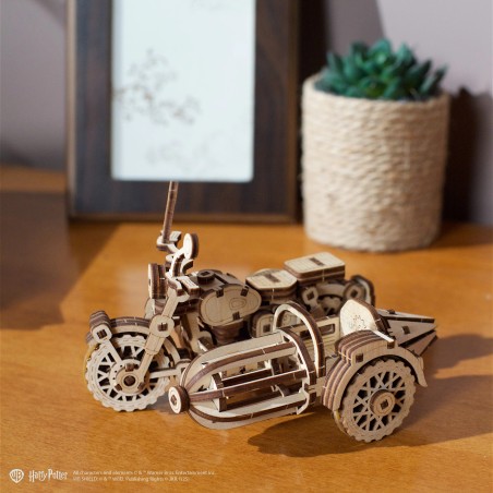 Ugears 3D dřevěné puzzle Harry Potter Hagridova létající motorka