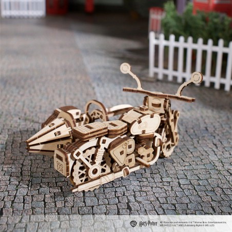Ugears 3D dřevěné puzzle Harry Potter Hagridova létající motorka