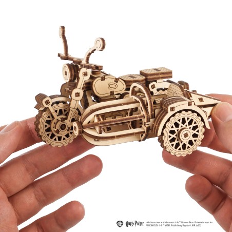 Ugears 3D dřevěné puzzle Harry Potter Hagridova létající motorka