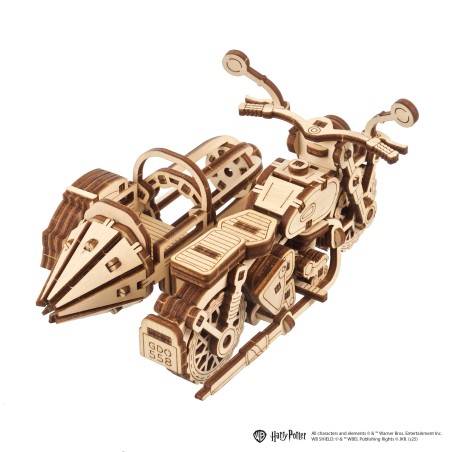 Ugears 3D dřevěné puzzle Harry Potter Hagridova létající motorka